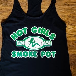 HOT GIRLS SMOKE POT TANK TOP